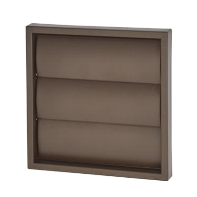Gravity Wall Grille - 4"/100mm - Brown