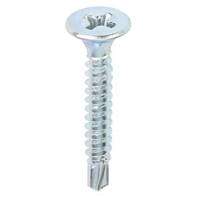 Self Drilling Fine Thread Drywall Screws - 3.5 x 25mm - Zinc - Pack of 1000
