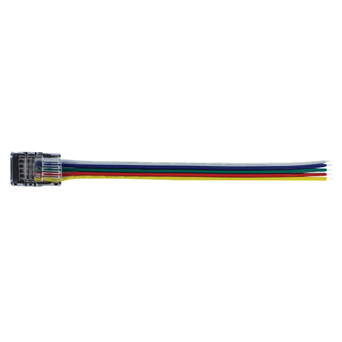 LED Connector & Wire for/IP33 12mm RGBW Strip Lights - 150mm - Pack of 5