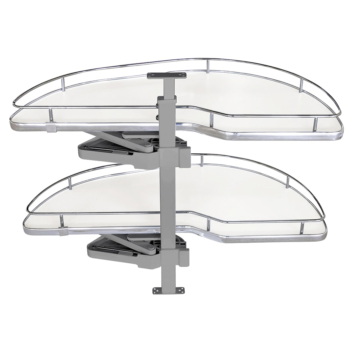 Supra Lake Corner Pull Out Organiser - Cabinet Width 860mm - Right Hand - White