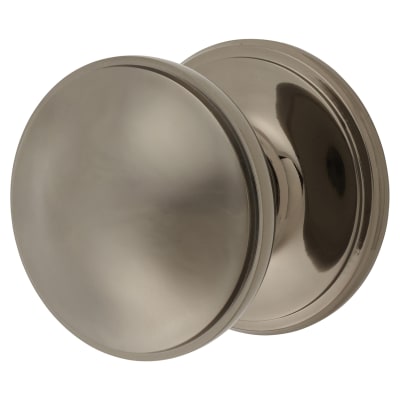 Black Nickel Round Centre Door Knob - 80mm Rose Diameter