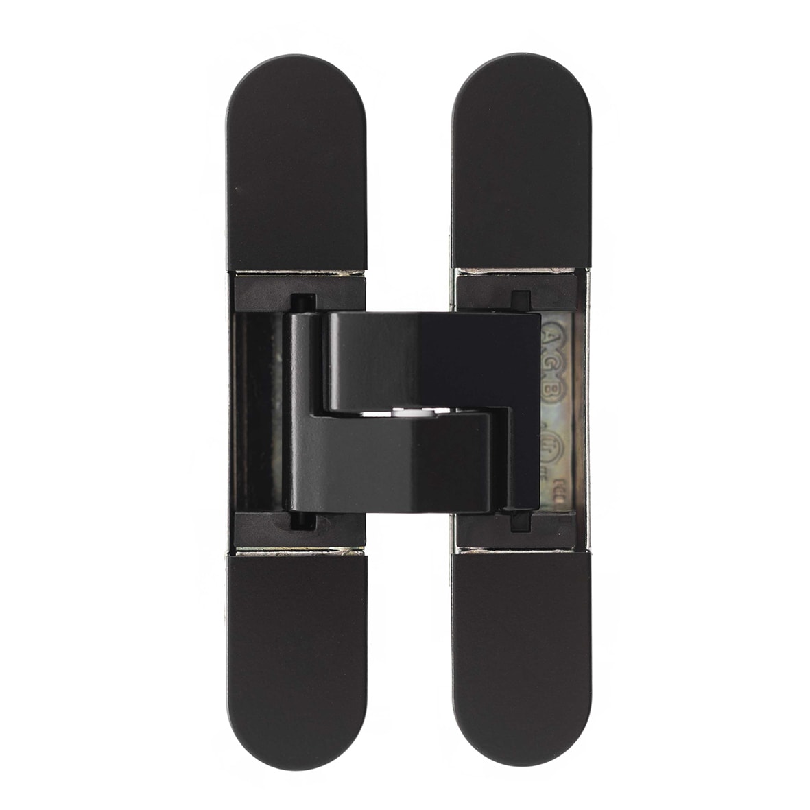 AGB Eclipse Adjustable Concealed Hinge - 115 x 23mm - Matt Black