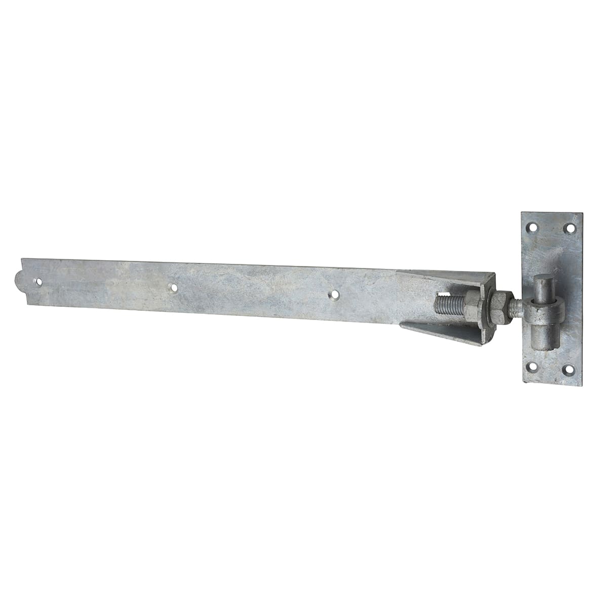 Heavy Duty Adjustable Hook & Band Gate Hinge - 750 x 55mm - Galvanised - Pair