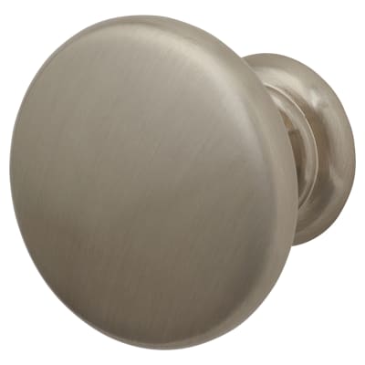 Crofts & Assinder Monmouth Round Cabinet Knob - 38mm Diameter - Brushed Satin Nickel 302918P