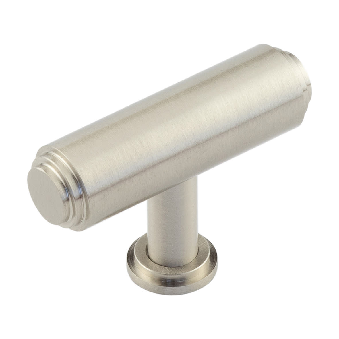 Belgrave T-Bar Cabinet Knob - 18mm Diameter - Satin Nickel
