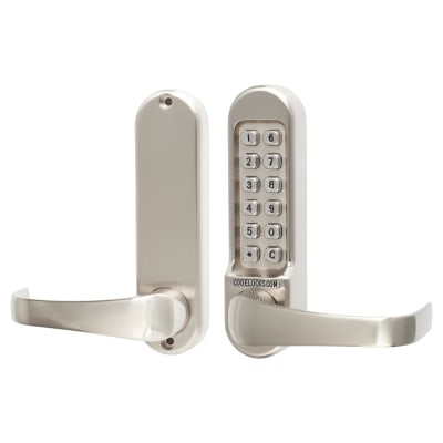 Push Button Code Lock - Code Free Option - Stainless Steel