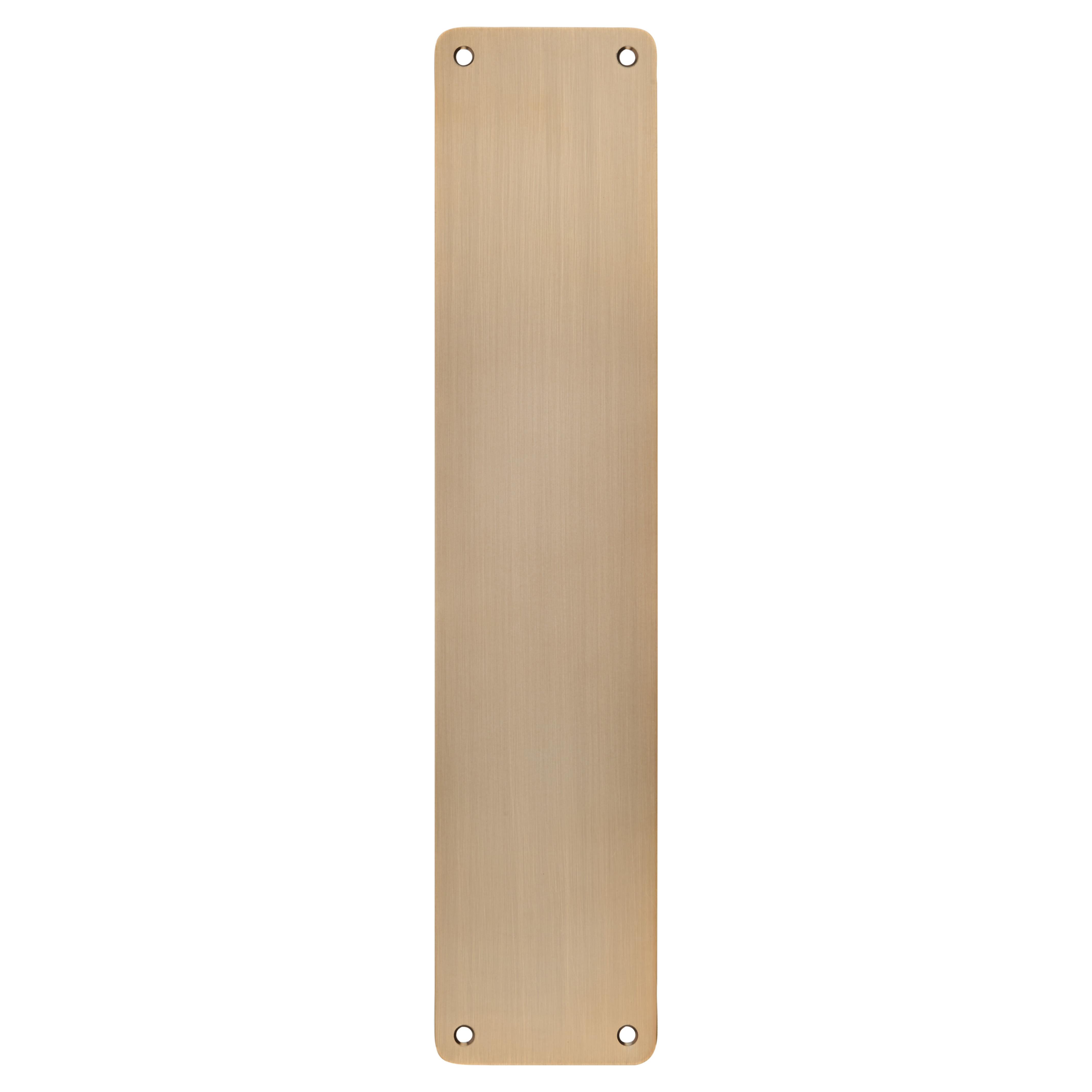 Stainless Steel Finger Plate - 350 x 75 x 1.2mm - Antique Brass