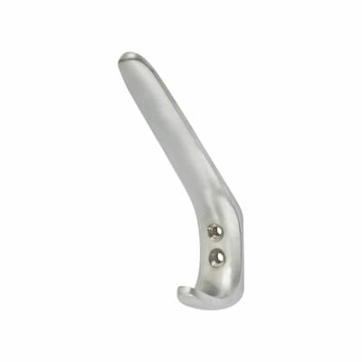 Heavy Duty Single Hat & Coat Hook - 125 x 42mm - Satin Chrome