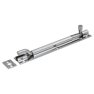 Polished Chrome Necked Barrel Bolt - Budget Range - 150 x 25mm