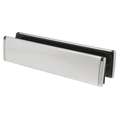 Letter Plate Matching End - 300 x 70mm - Door Thickness 40-80mm - PVD Chrome