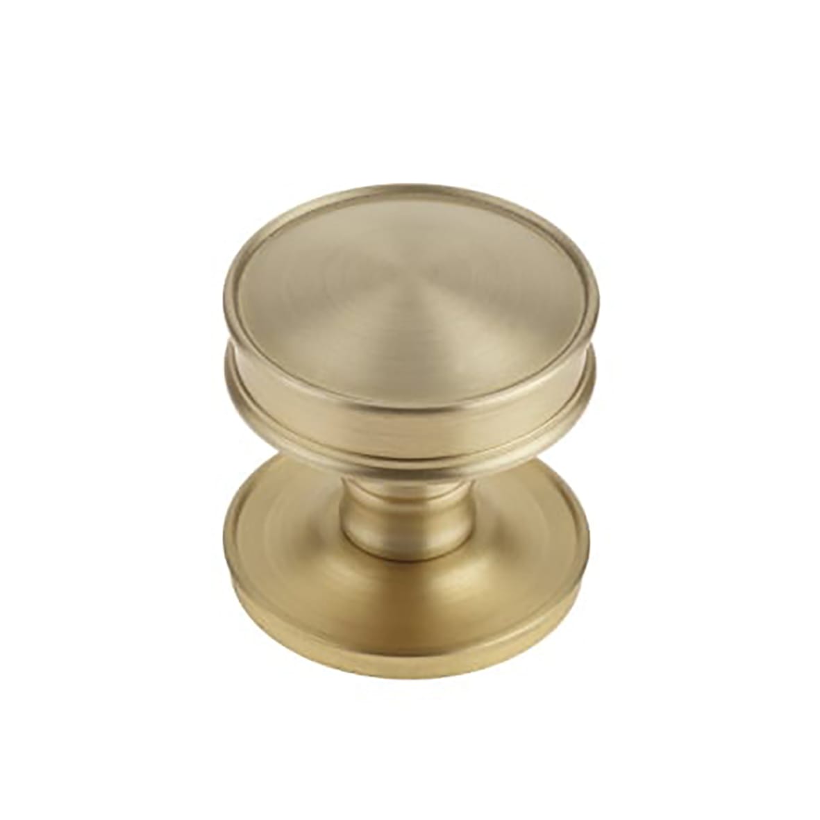 Berkeley Round Cabinet Knob - 40mm Diameter - Satin Brass