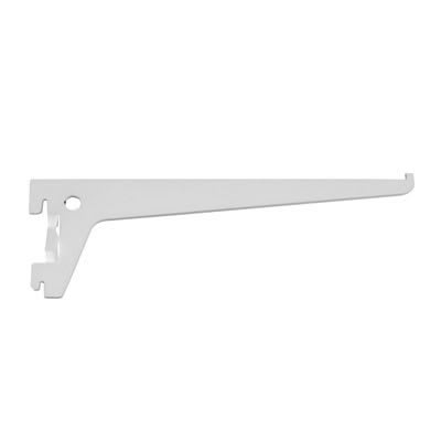 Single Slot Shelf Bracket - 300mm Length - White