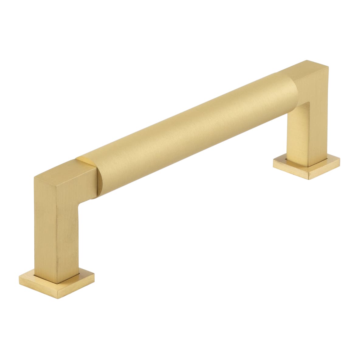 Westminster 17.5mm D-Bar Cabinet Pull Handle - 128mm c/c - Satin Brass