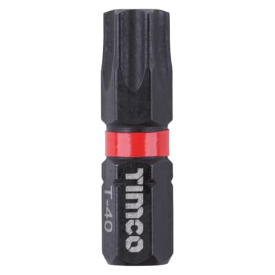 Impact Driver Bits - Torx - T40 - 25mm Length - Pack of 10 706528P
