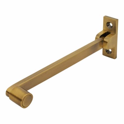Marcus Roller Arm Fanlight Stay - 150mm Length - Antique Brass