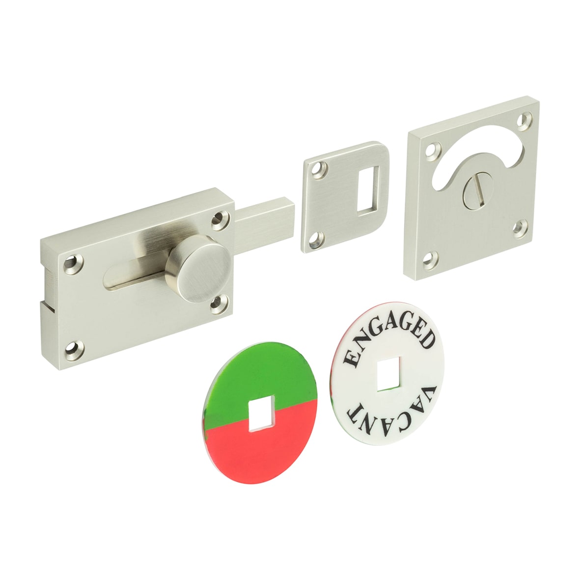 Indicator Bolt - Satin Nickel