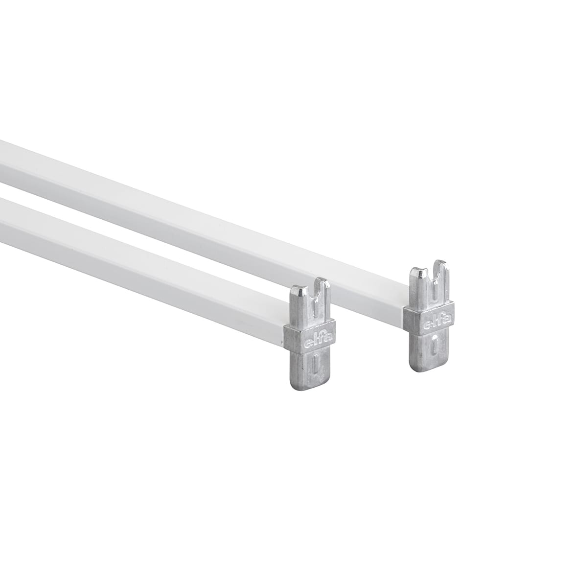 Drawer Basket Tower - Top Only Crossbars - 550mm Width - White - Pair