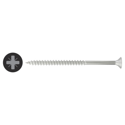 R2 Retinox Pozi Countersunk Wood Screws - 5.0 x 80mm - A2 Stainless Steel - Pack of 200