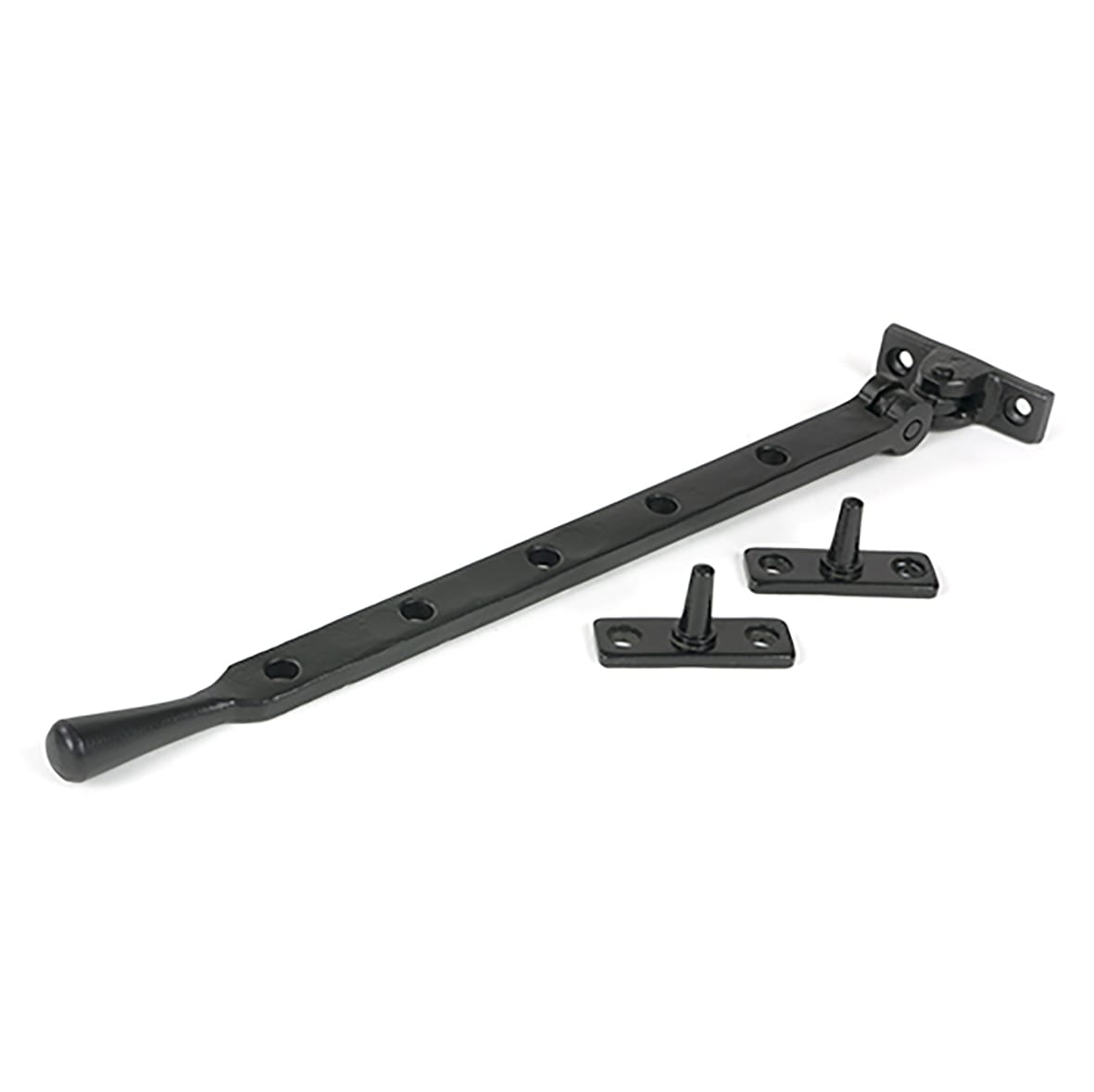 Newbury Casement Window Stay - 12"/300mm Length - Matt Black