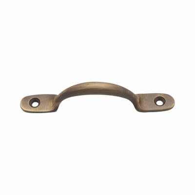 Sash Window Pull Handle - 100mm Length - Antique Brass