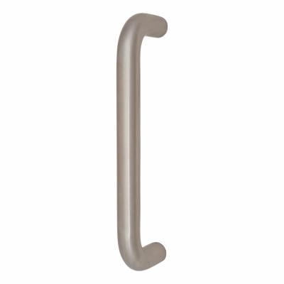 Satin Stainless Steel 22mm D-Bar Door Pull Handle - Bolt Fix - 229mm Centres