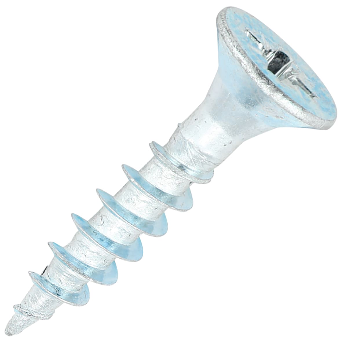 General Purpose Pozi Countersunk Chipboard Wood Screws - 5.0 x 25mm - Zinc Plated - Pk of 200