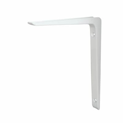 Aluminium Shelf Bracket - 200 x 250mm - White