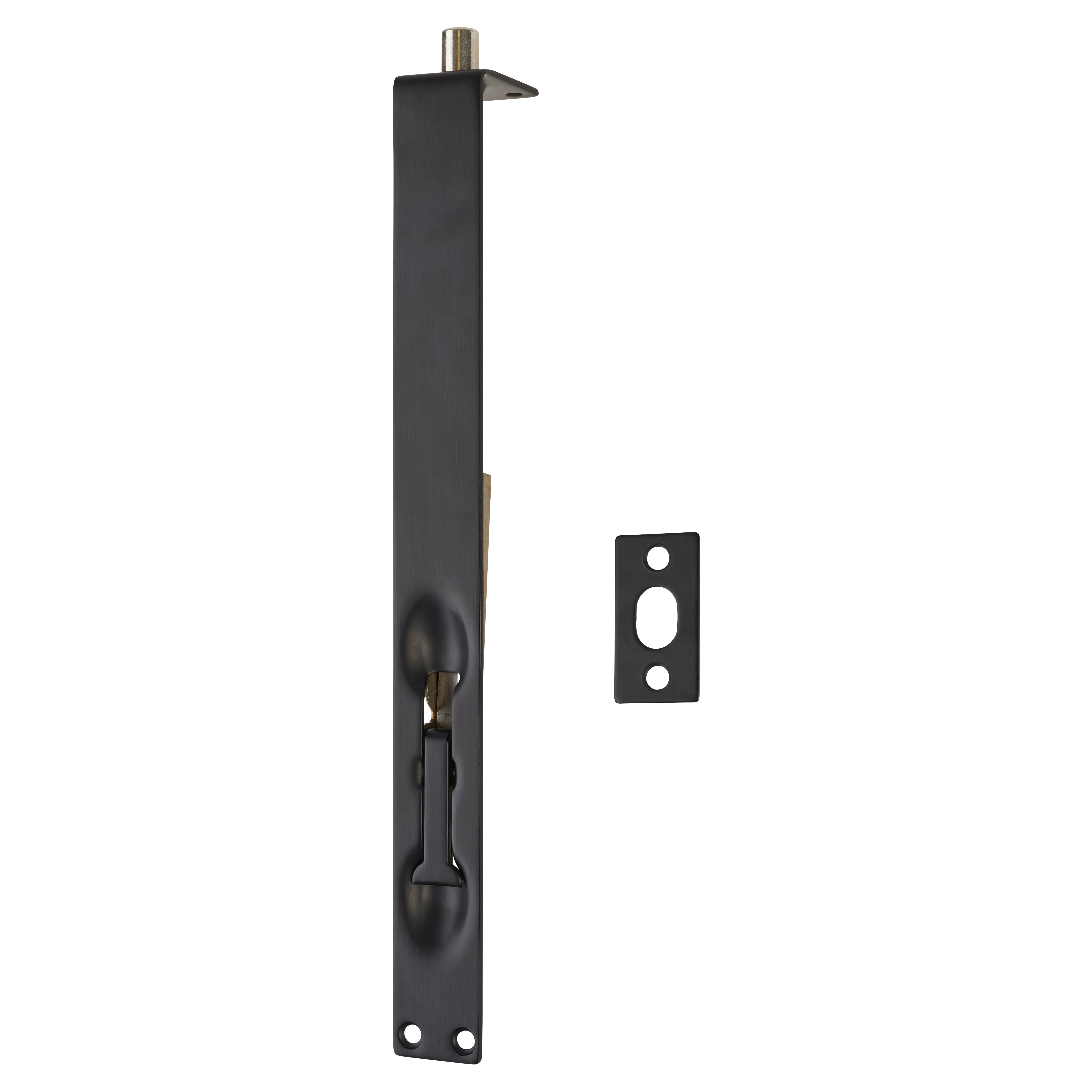 Lever Action Flush Bolt - 250 x 25mm - Matt Black