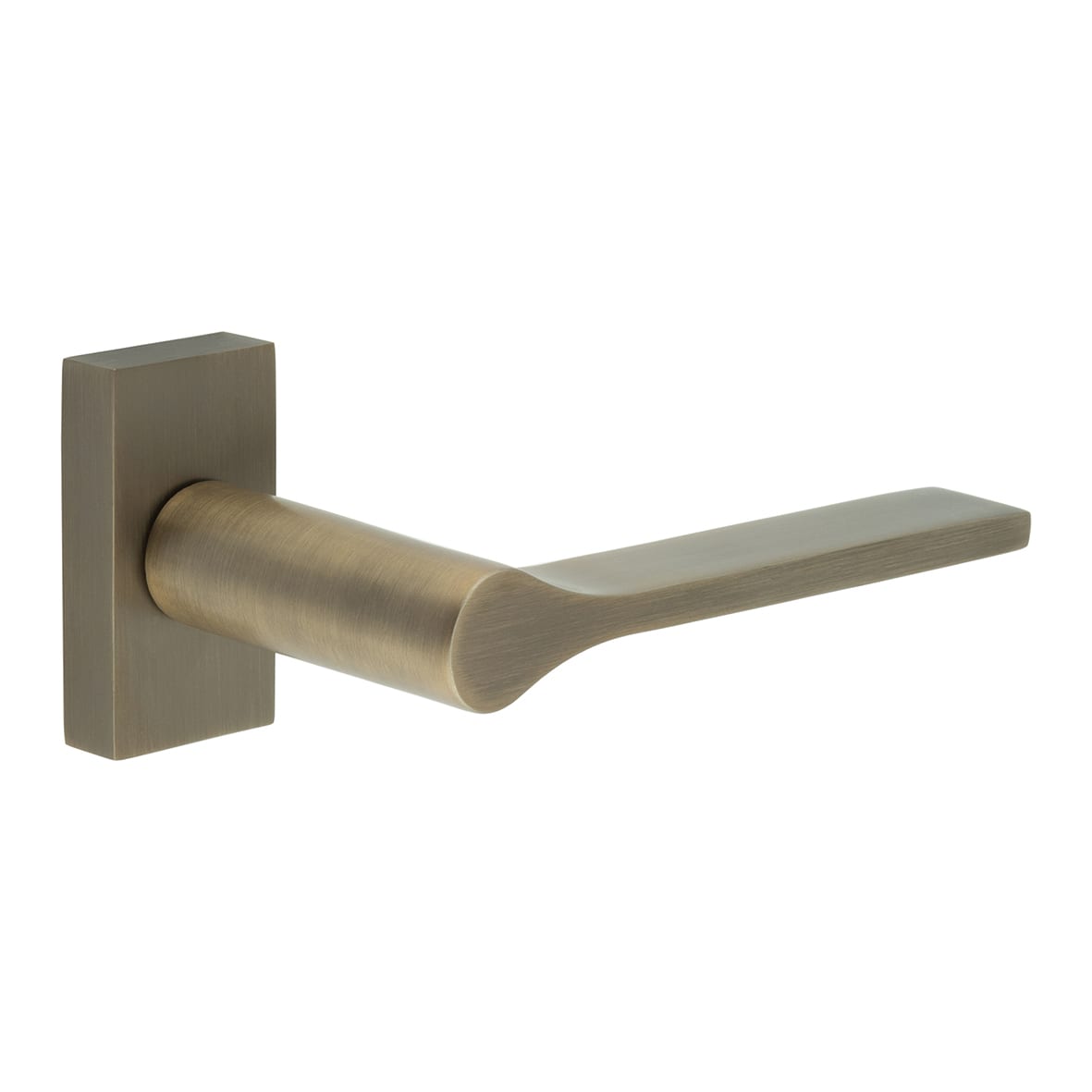 Antique Brass uPVC Multipoint Door Handles on Rectangular Rose - CR-105 Range