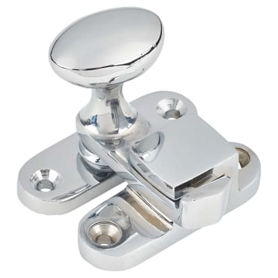 Throw Over Latch - 67 x 18 x 43mm - Polished Chrome
