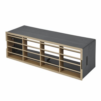 Slimline Air Brick and Adaptor - 204 x 60mm - Sand Stone
