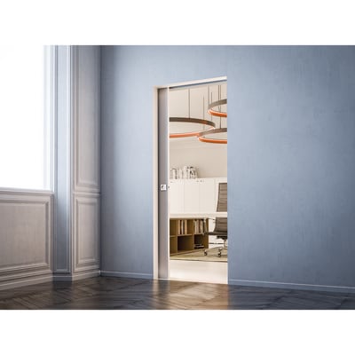 Syntesis Single Pocket Door Kit - 100mm Finished Wall Thickness - 838 x 1981mm Door Size