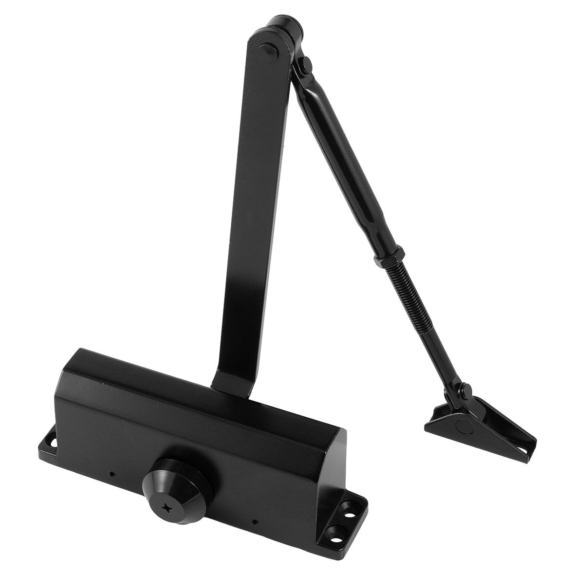 73 Series Overhead Fire Door Closer - Power Size 3 - Push/Pull Mounting - No Cover - Black