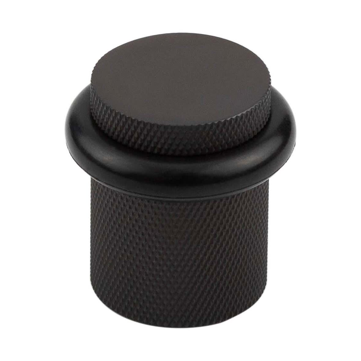 Knurled Floor Door Stop - 40 x 38mm - Dark Bronze