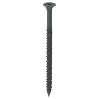 Fine Thread Bugle Head Drywall Screws - 4.2 x 65mm - Dark Grey Phosphate - Pack of 200