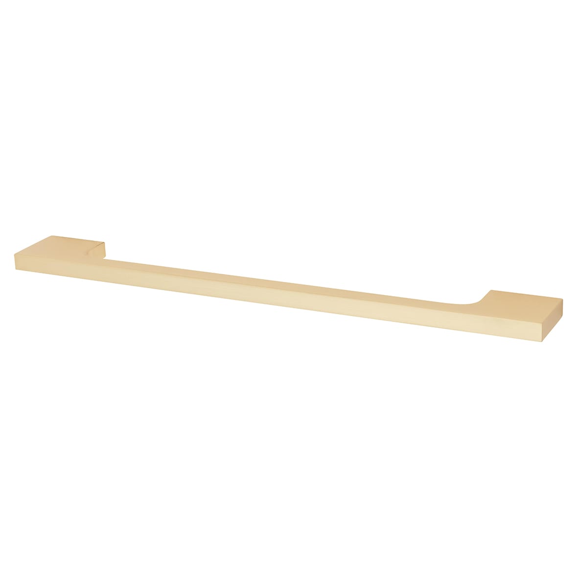 Bibury 8mm Slim D-Bar Cabinet Pull Handle - 224mm Centres - Satin Brass