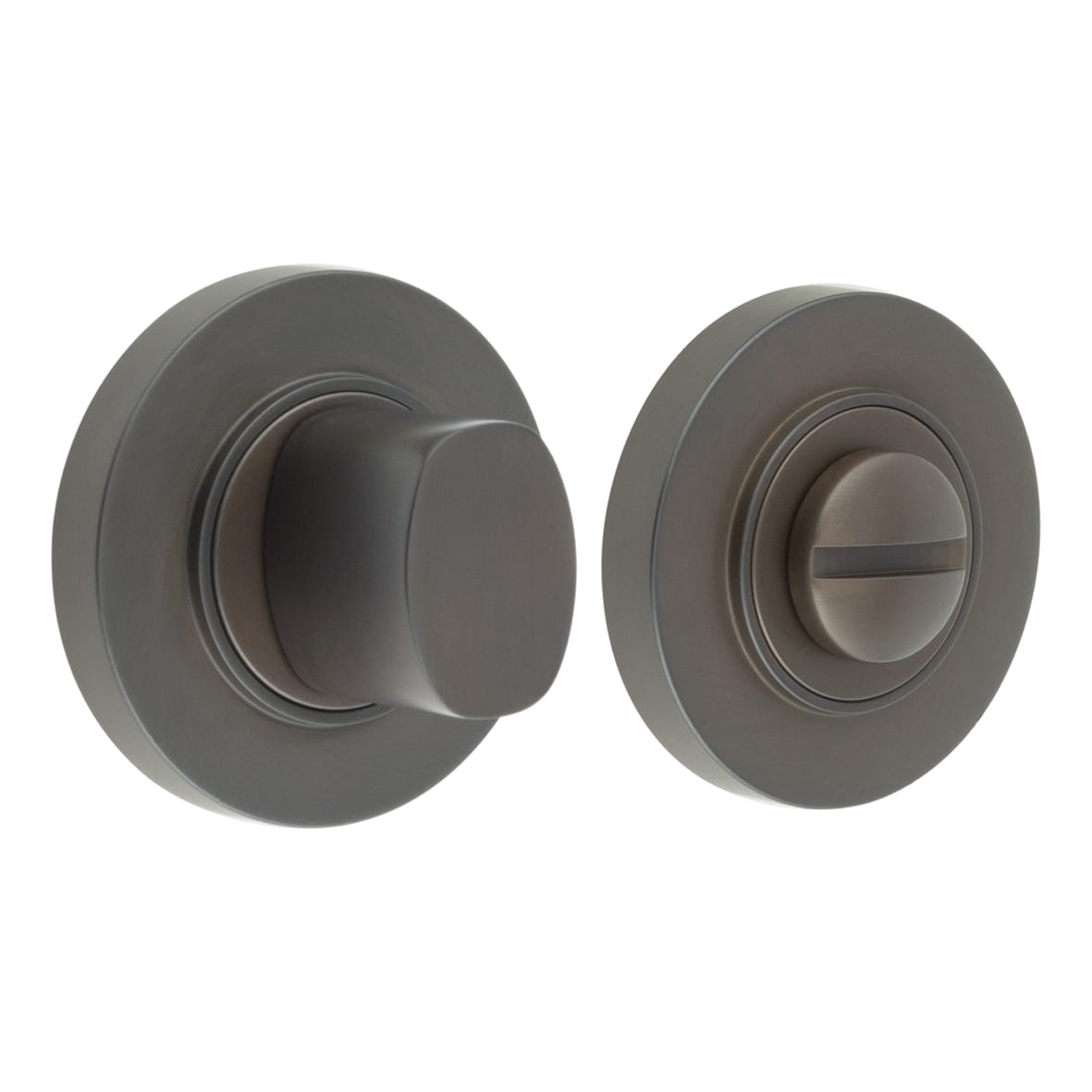 Inner 3 Turn & Release with Plain Rose - 47mm Diameter - Dark Bronze