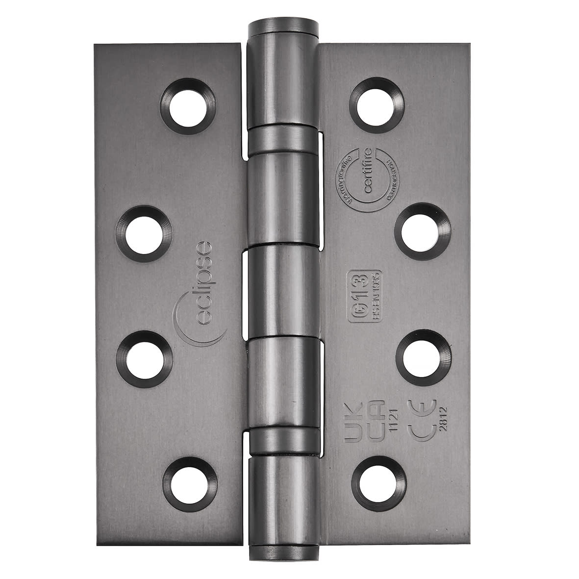 Ball Bearing Grade 13 Butt Fire Door Hinge - 102 x 76 x 3mm - Dark Bronze - Pack of 3