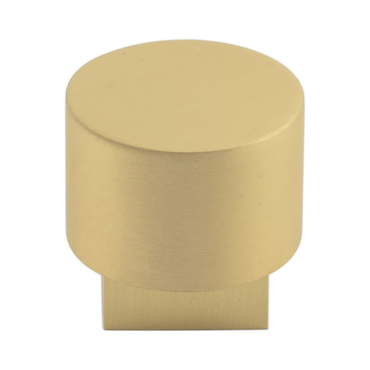 Westminster Round Cabinet Knob - 30mm Diameter - Satin Brass