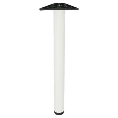 Adjustable Worktop Support Breakfast Bar Table Leg - 60 x 710-735mm - White - Pack of 4