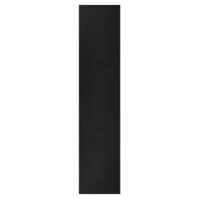 AR624B Nylon Self-Adhesive Plain Finger Plate - 350 x 75mm - Ebony Black