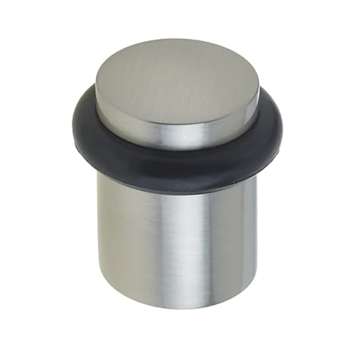 Plain Floor Door Stop - 40 x 38mm - Satin Nickel