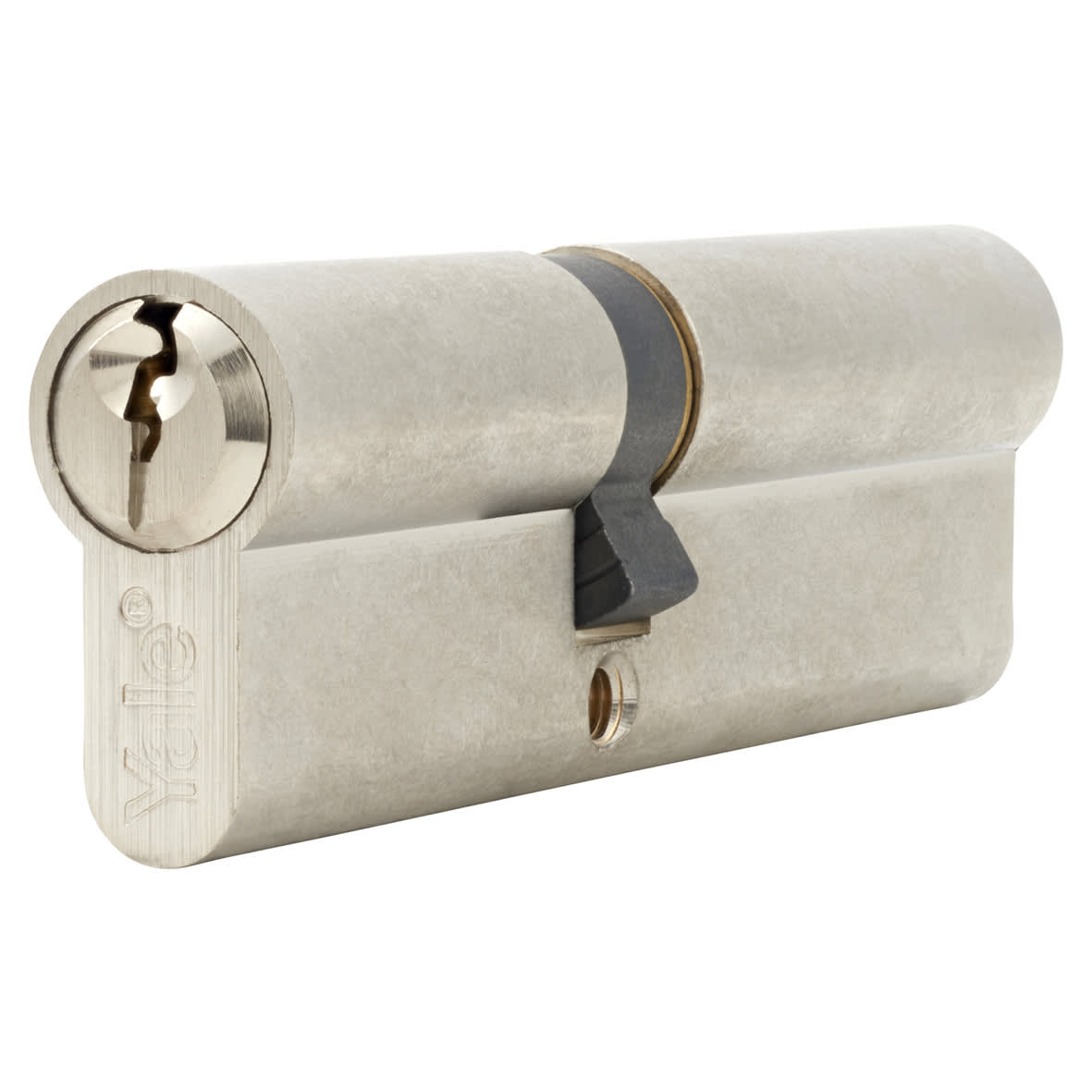 6 Pin 105mm Euro Double Cylinder - 45 + 60mm - Satin Nickel - Keyed to Differ