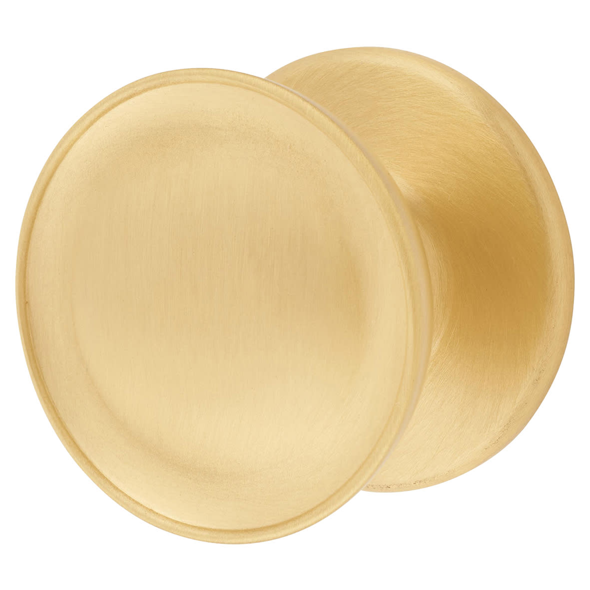 Marcus Surrey Round Cabinet Knob - 38mm Diameter - Satin Brass