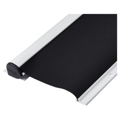 X Roller Finger Guard With Black Fire Retardant Fabric - 2015mm Length - White