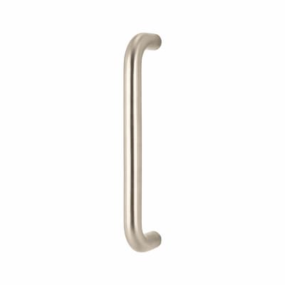 316 Satin Stainless Steel 22mm D-Bar Door Pull Handle - Bolt Fix - 250mm Centres