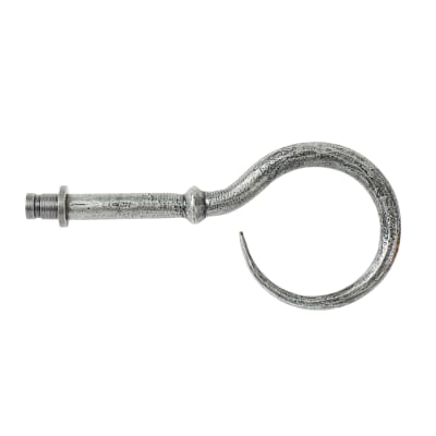 Hook Curtain Finials - Pewter