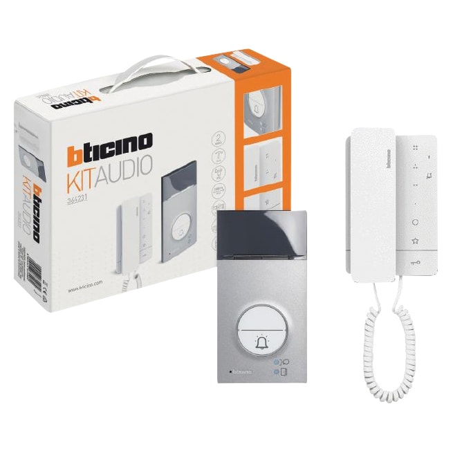 Bticino 1-Way Classe 100 Audio Door Entry Kit