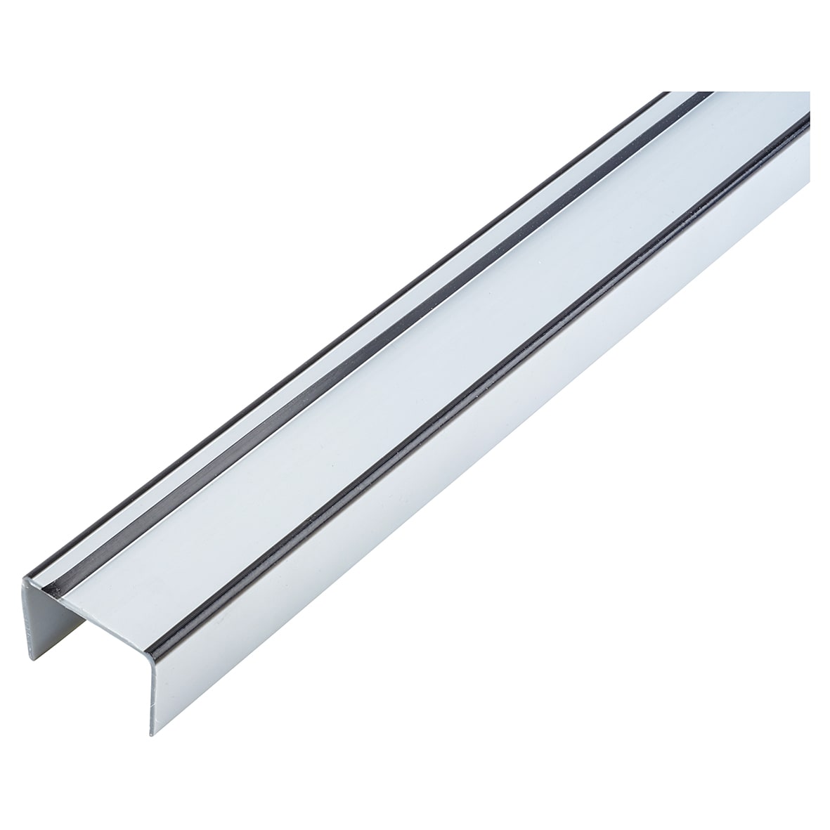 Bottom Door Fire Seal Carrier - - 1m - Silver
