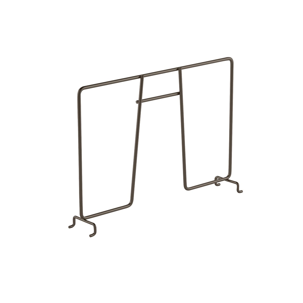 Top Track System - Click In Ventilated Wire Shelf Divider - 311 x 54 x 200mm - Graphite